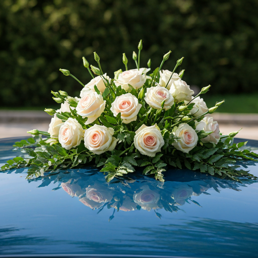 Wedding limousine in Frankfurt